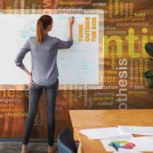 WipeErase Clear PET dry erase laminate film