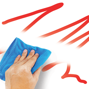 WipeErase White permanent dry erase film