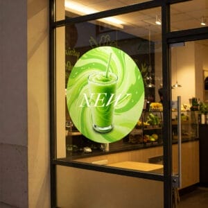 SpotOn SynTac polypropylene window and wall graphic media