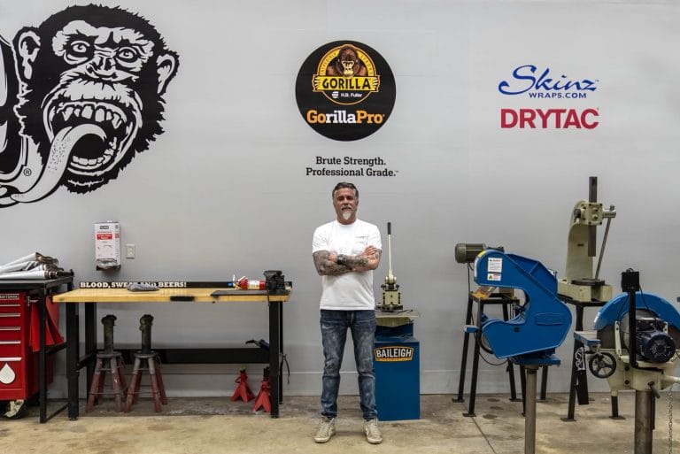SkinzWraps races ahead with Drytac for Gas Monkey Garage wall graphics project