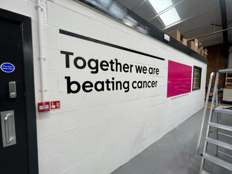 N3 Display Graphics uses Drytac films to decorate Cancer Research UK’s new distribution hub