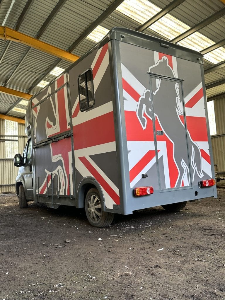 The Vinyl Guys back a winner on innovative horsebox transformation with Drytac