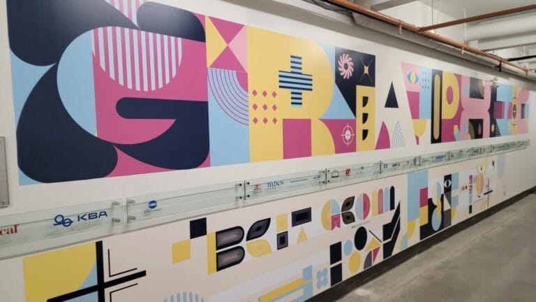 Canadian students create stunning wall murals with Drytac ReTac Smooth 150