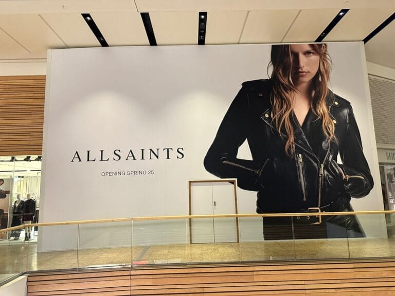 Dragon Signs Delivers AllSaints Graphics with Drytac’s Polar Smooth 150 Air R