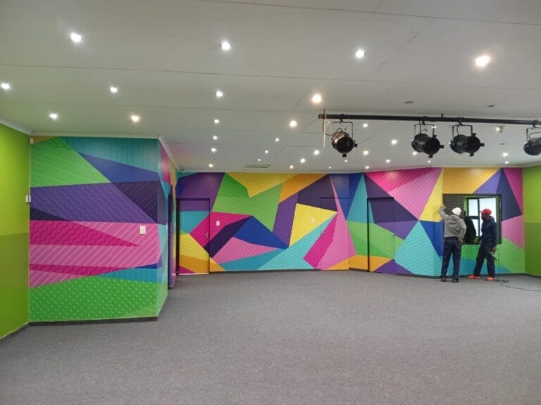 SignMax uses Drytac’s Polar Grip and ReTac Textures on striking wall graphics projects